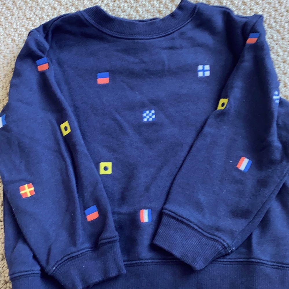 Janie and Jack nautical sweatshirt